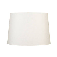 Load image into Gallery viewer, Hardback Oval Linen Shade: 16"X12"T, 18"X14"B, 12"SH / Linen / Off White