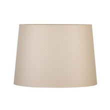 Load image into Gallery viewer, Hardback Oval Linen Shade: 16"X12"T, 18"X14"B, 12"SH / Linen / Off White