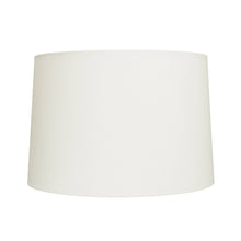Load image into Gallery viewer, Hardback Oval Linen Shade: 16"X12"T, 18"X14"B, 12"SH / Linen / Off White