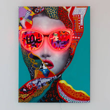 Load image into Gallery viewer, 'Chic Woman' Wall Artwork - LED Neon