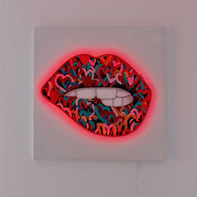 Load image into Gallery viewer, Wall Painting (LED Neon) - Lips