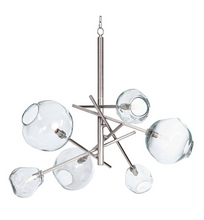 Load image into Gallery viewer, Molton Chandelier- Polished Nickel