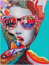 Load image into Gallery viewer, 'Chic Woman' Wall Artwork - LED Neon