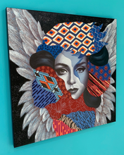 Load image into Gallery viewer, Wall Painting - Woman with Feathers