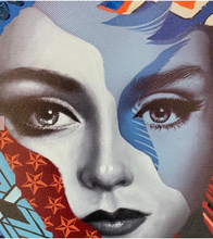 Load image into Gallery viewer, Wall Painting - Woman with Feathers