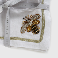 Load image into Gallery viewer, Stripey Bee Cocktail Napkins