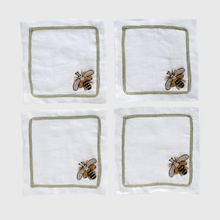 Load image into Gallery viewer, Stripey Bee Cocktail Napkins