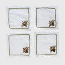 Load image into Gallery viewer, Stripey Bee Cocktail Napkins