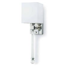 Load image into Gallery viewer, Crystal Tail Sconce - Polished Nickel
