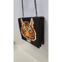 Load image into Gallery viewer, BEADED LEATHER Tigress beaded bag
