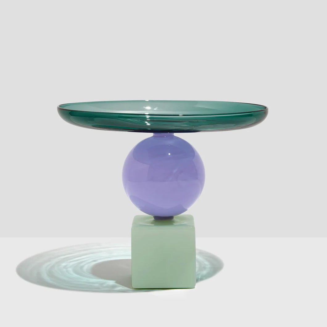 Geo Cake Stand - Teal