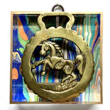 Load image into Gallery viewer, Museum Bee-Horse Brass on Marble
