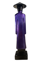 Load image into Gallery viewer, Traditional Vietnam Dolls - Purple with Yellow Flowers
