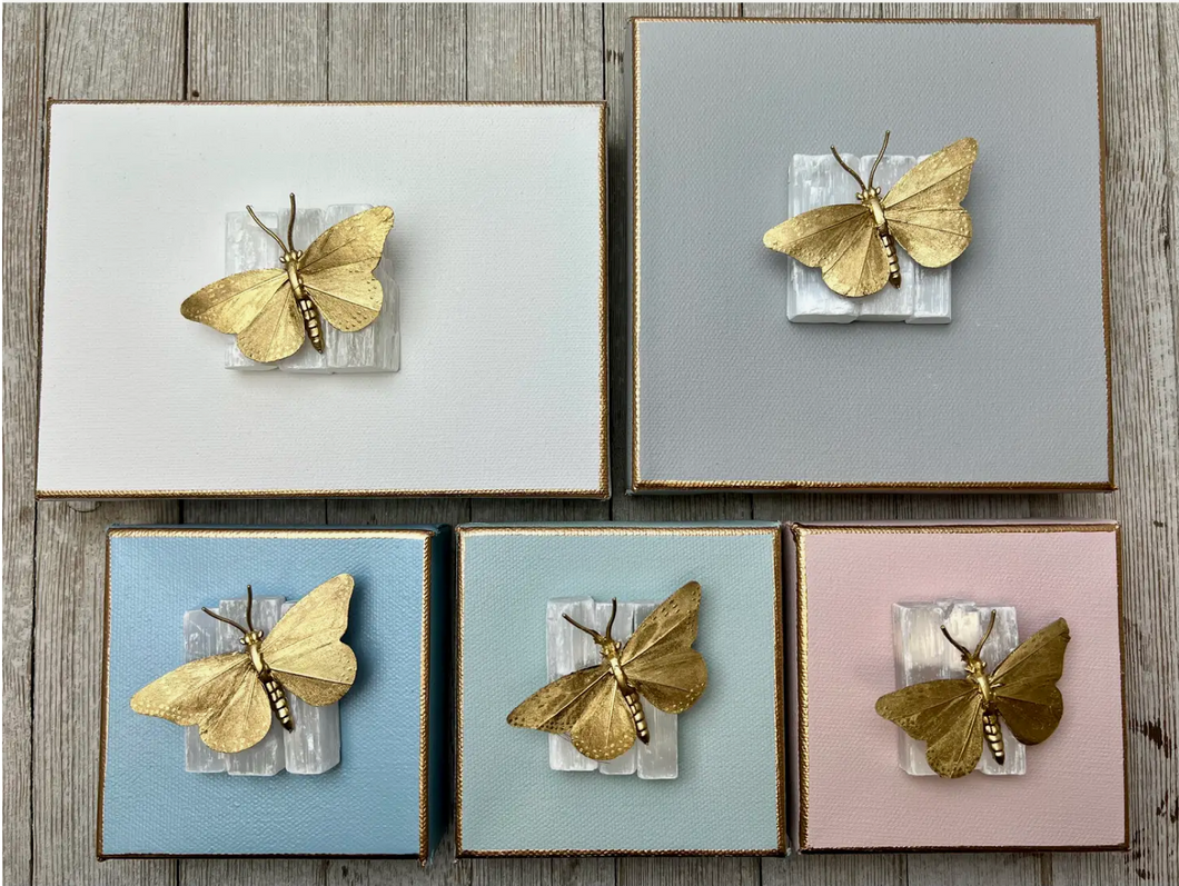 Butterfly Crystal Art - White - 5x7