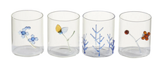 Load image into Gallery viewer, Flower Cocktail Glass Set - set of 4
