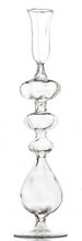 Load image into Gallery viewer, Clear Glass Ball Candlestick
