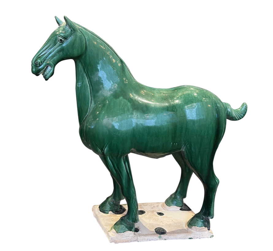 Tang Dynasty Large Horse - Green