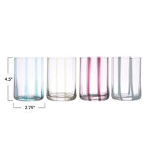 Load image into Gallery viewer, Hand Painted Drinking Glass - Turq.
