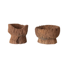 Load image into Gallery viewer, Found Carved Wood Mortar Bowl
