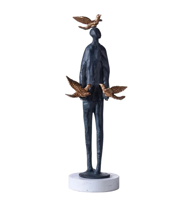 Bird Man Sculpture