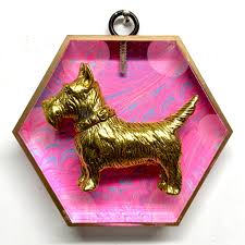 Museum Bee - Terrier on Acrylic
