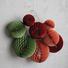 Load image into Gallery viewer, Set of 3 Paper Folding Ball Ornament - Mint
