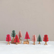 Load image into Gallery viewer, 6&quot;Paper/MDF Folding Tree - Red/B
