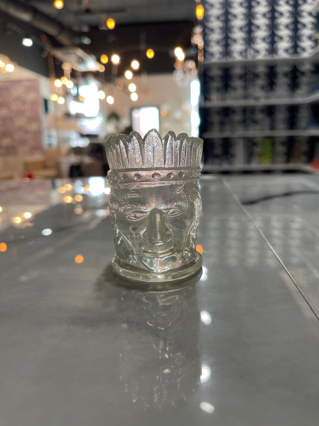 Indian Toothpick Holder - Clear