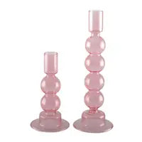 Load image into Gallery viewer, Pink Bubble Candle Holder - Small
