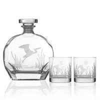 Load image into Gallery viewer, Heron 23oz Whiskey Decanter

