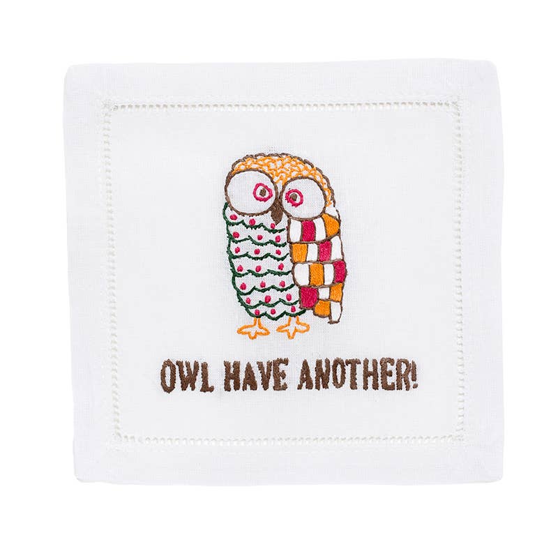 Owl Have Another Cocktail Napkin