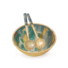 Load image into Gallery viewer, Moon Horse Salad Bowl with Salad Servers
