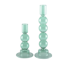 Load image into Gallery viewer, Green bubble Candle Holders - Large
