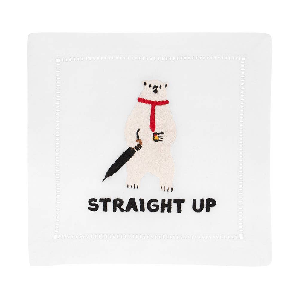 Straight Up Cocktail Napkin