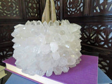 Load image into Gallery viewer, Crystal Point Plant Holder -Crystal Quartz
