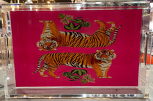 Load image into Gallery viewer, Tiger Seeing Double Acrylic Vanity Tray
