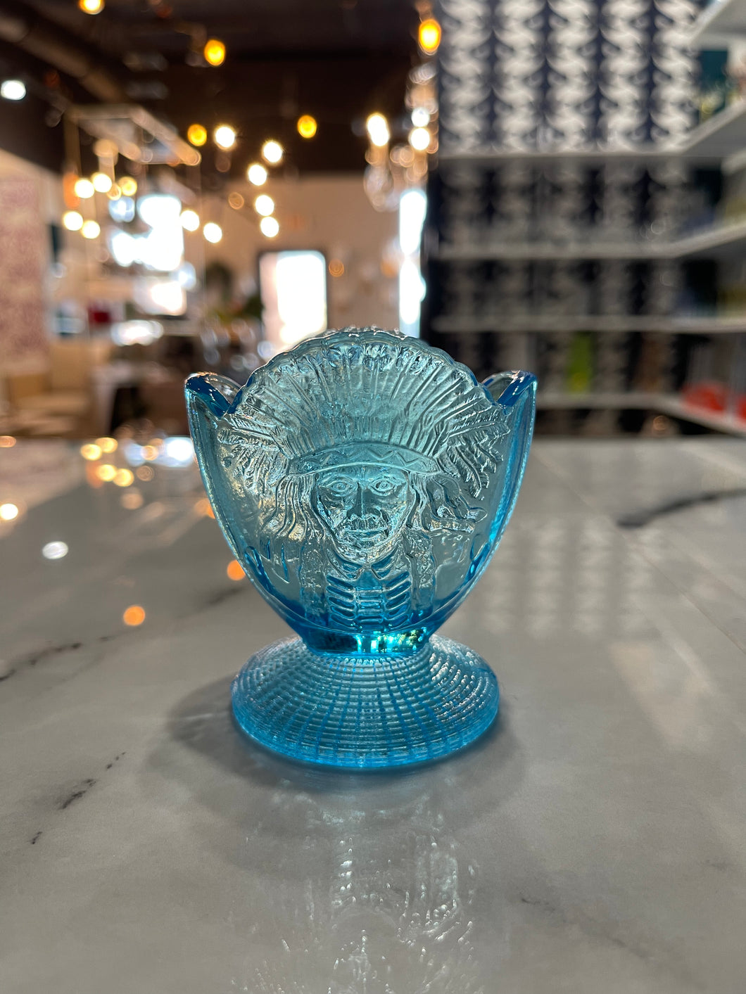 Indian Toothpick Holder - Sky Blue