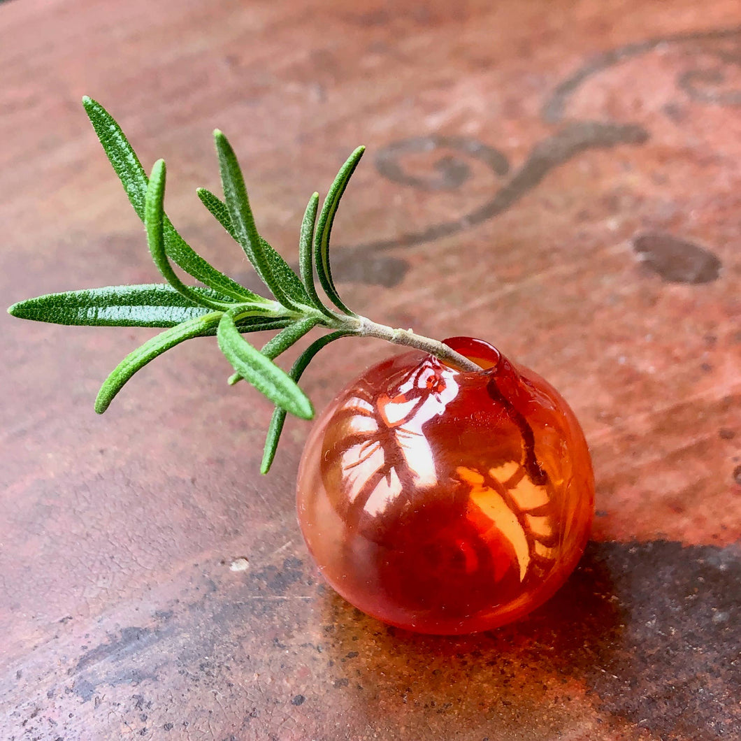 Alchemy:Mini Hand Blown Glass Vases - Red