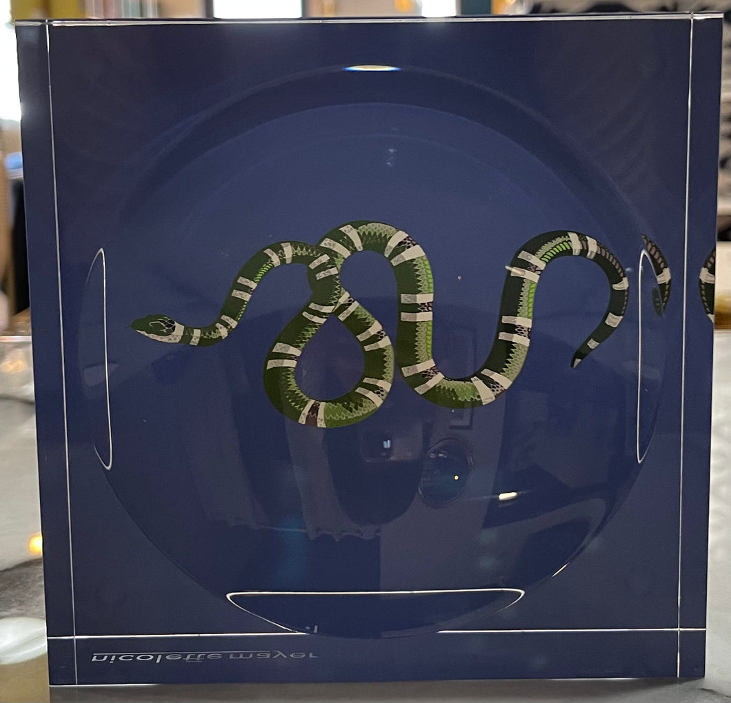 Serpent Blue Acrylic Candy Tray