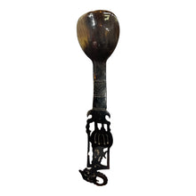 Load image into Gallery viewer, African Horn Carved Serving Spoon
