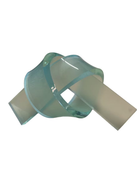 Love Knot - Frosted Glass Green