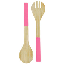Load image into Gallery viewer, Laura Park Bamboo Serving Set - Pink
