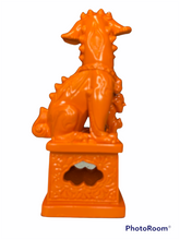 Load image into Gallery viewer, Orange Foo Dog Guardian Lions
