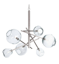 Load image into Gallery viewer, Molton Chandelier- Polished Nickel
