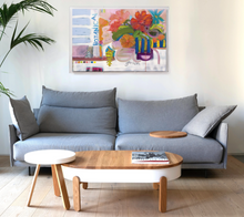 Load image into Gallery viewer, Botanical Garden Canvas Art Print in Lucite Shadowbox
