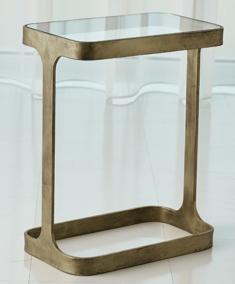 Saddle Table- Antique Gold