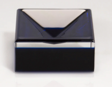 Load image into Gallery viewer, Alexandra Von Furstenberg Voltage Mini Square Bowl - Sapphire
