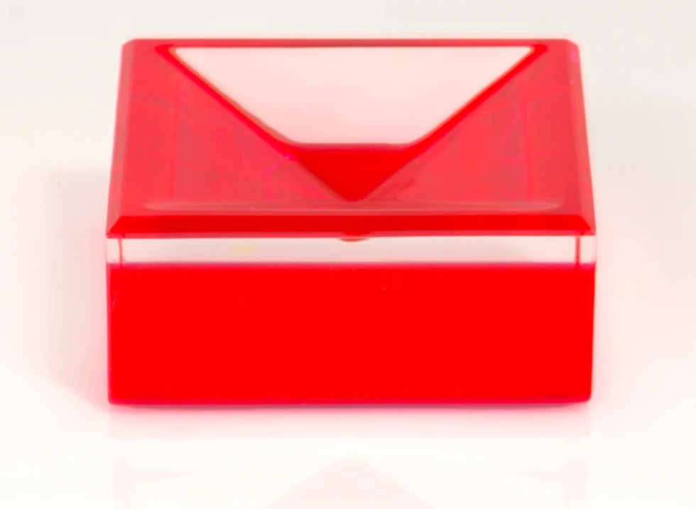 Alexandra Von Furstenberg Fearless Mini Square Bowl - Red