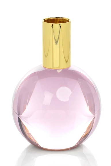 Vera Crystal Ball Candle Holder - Pink