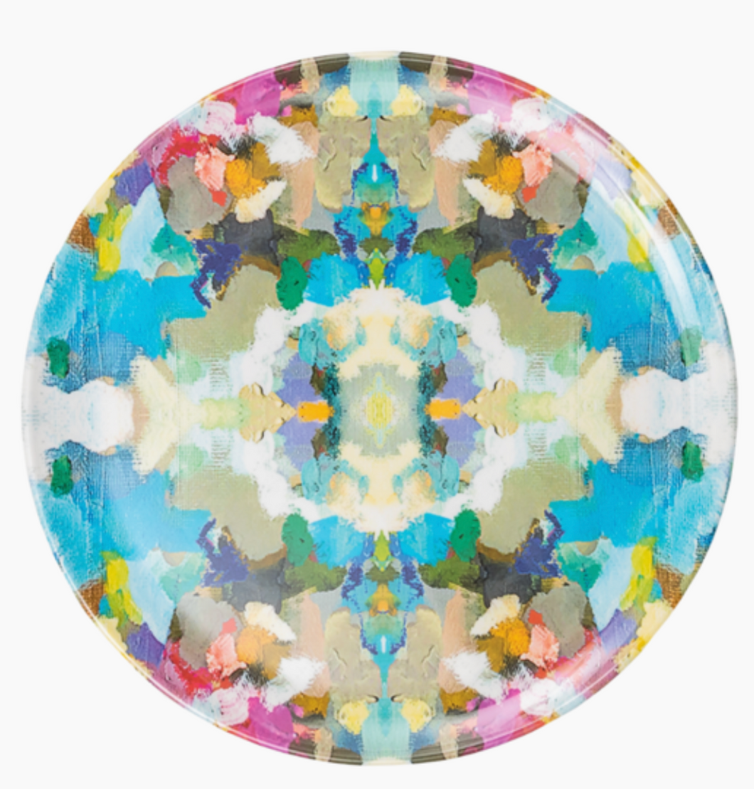 Indigo Girl Blue Melamine Plate
